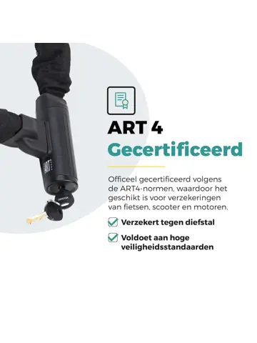 Voltano Securo ART4 kettingslot 130 cm