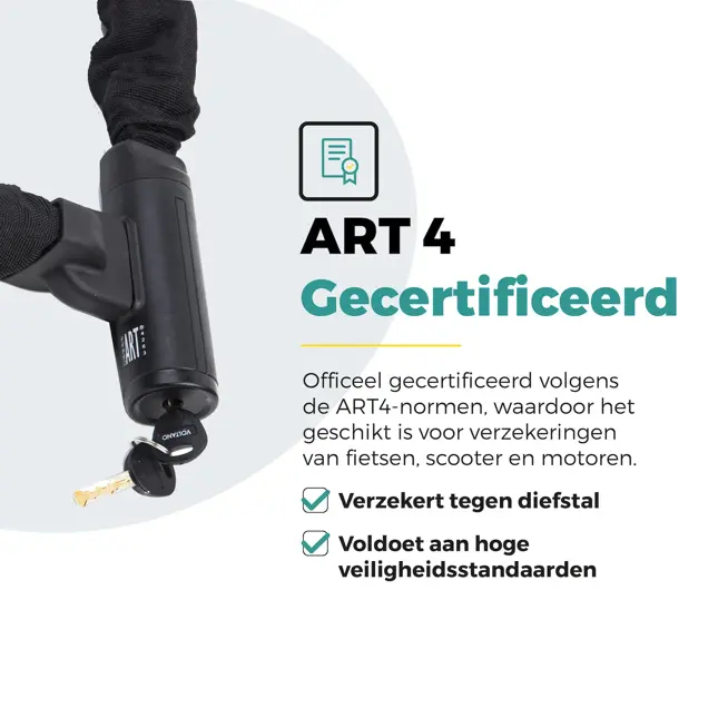 Voltano Securo ART4 kettingslot 130 cm