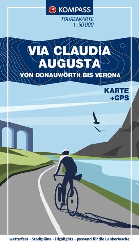 Fietskaart FTK7061 Via Claudia Augusta
