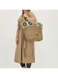 Natural Life- Strandtas - Rieten Mand