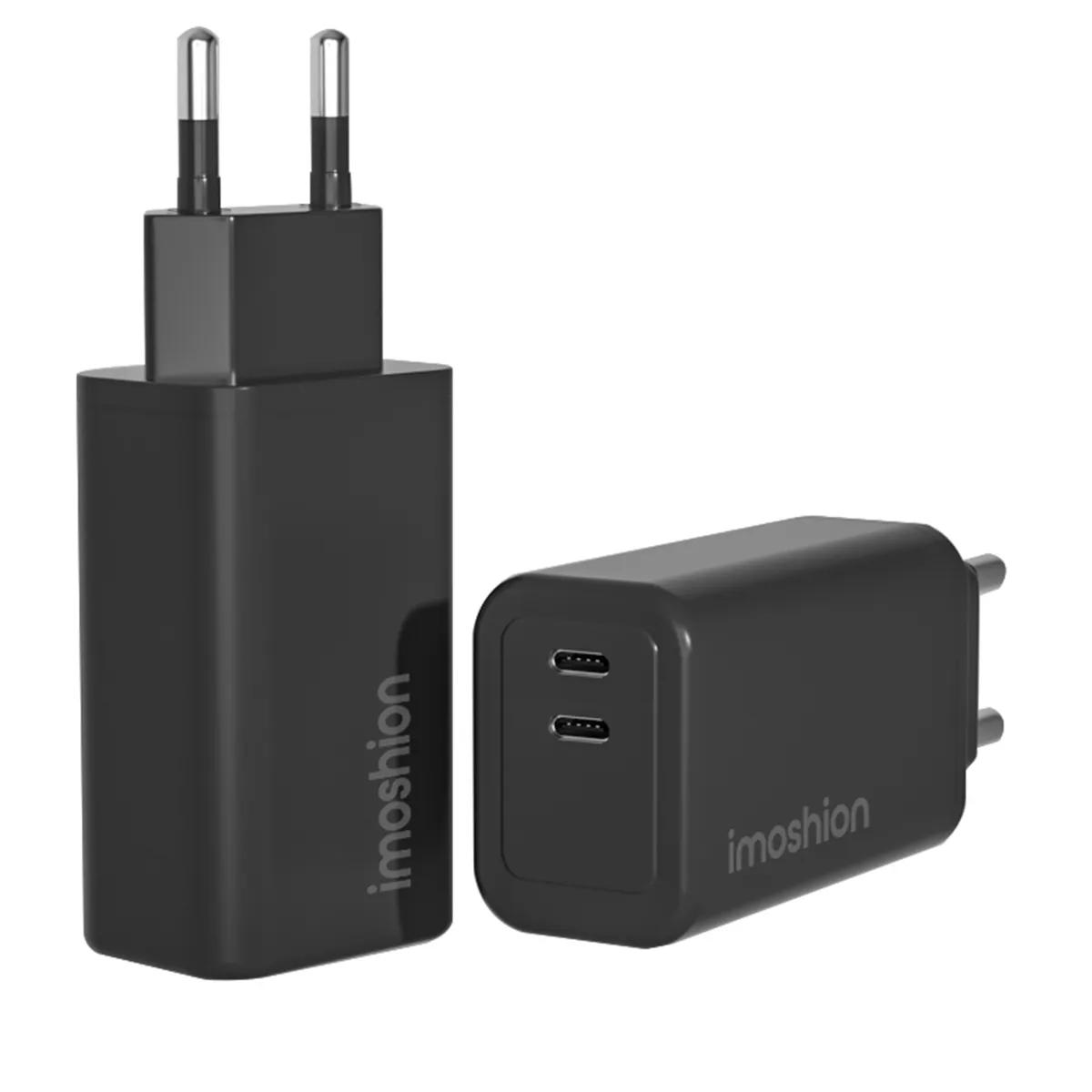 Imoshion  35W Wall Charger 2x USB-C  Zwart main product image