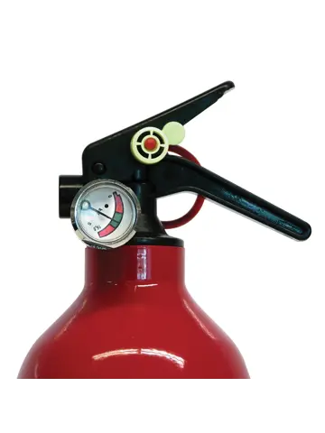 Poeder Brandblusser 1KG met Manometer A/B/C