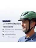 RIDER SMART fietshelm met zonneklep