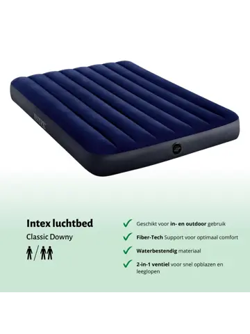 Luchtbed - Intex Classic - 2P - 137x191 cm