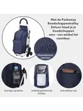 Boodschappentrolley 35L - Trapwielen