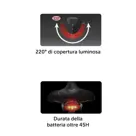 BRN Cosmic 3 LED achterlicht zadelpen montage