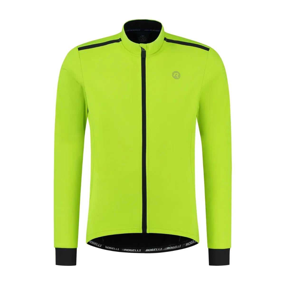 Rogelli Core  Fiets Winterjack Heren  Fluor Geel