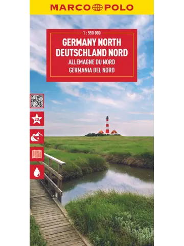 Wegenkaart Duitsland Noord