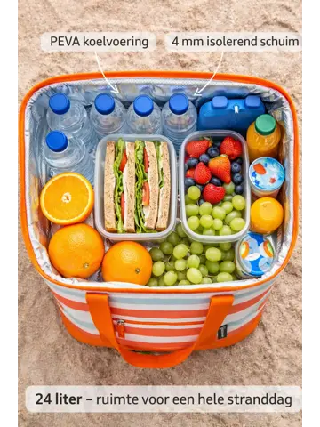 Koeltas 24 Liter – met voorvak
