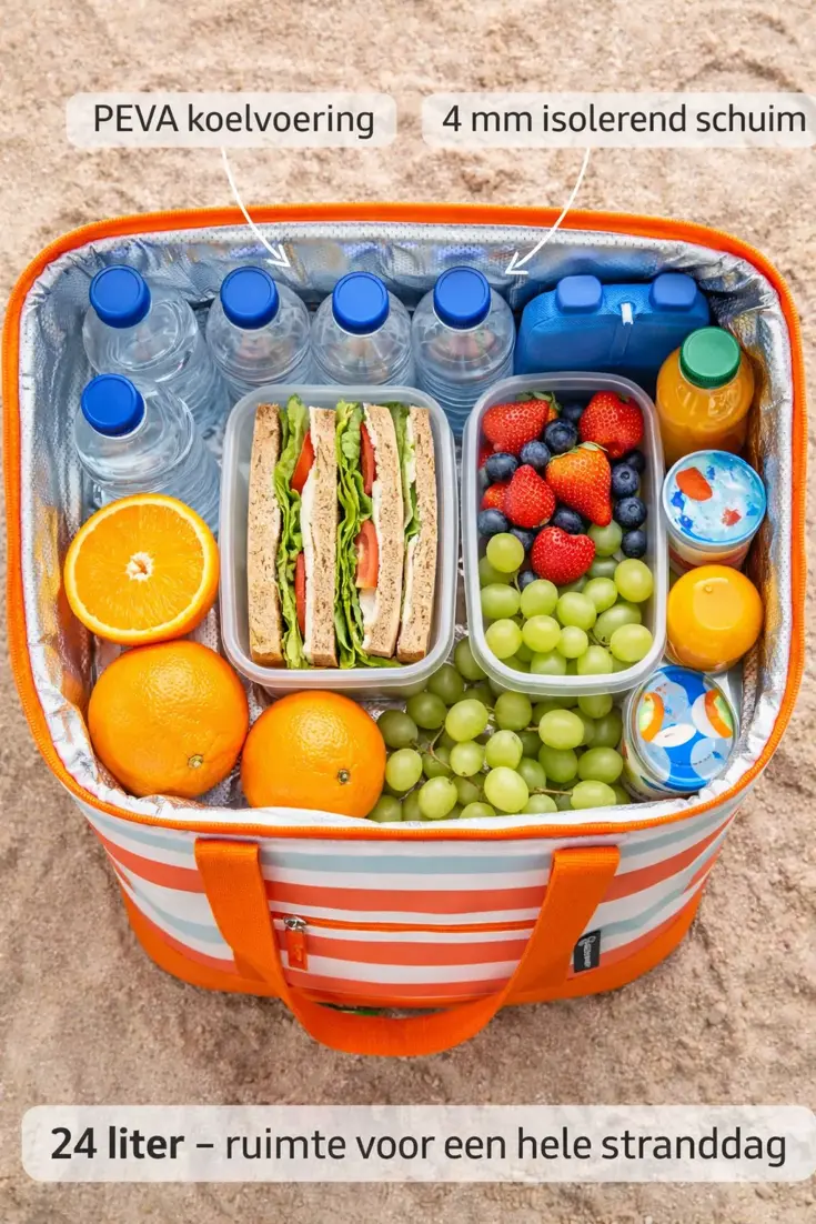 Koeltas 24 Liter – met voorvak