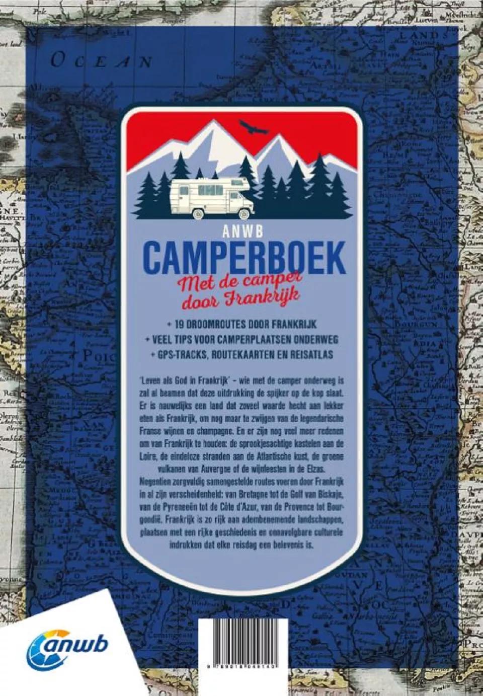 ANWB Camperboek Frankrijk | ANWB Webwinkel