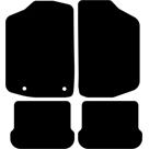 Rubber Automatten voor Volkswagen Golf 1