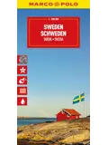 Wegenkaart Zweden