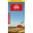 Wegenkaart Zweden