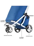 3 Wheel Boodschappenwagen 62L