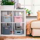 Sigma home - Opbergbox - 18L blauw - 4-delig