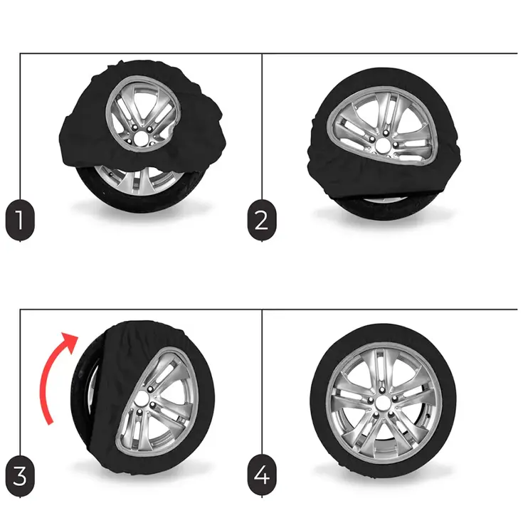 Sneeuwsokken voor bandenmaat 185/80R13