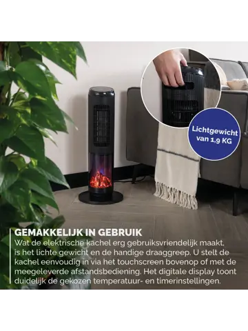 BR-2222 Keramische Kachel met Sfeerhaard