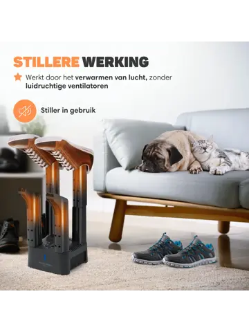 Schoenendroger met timer - MAX - 4 in 1