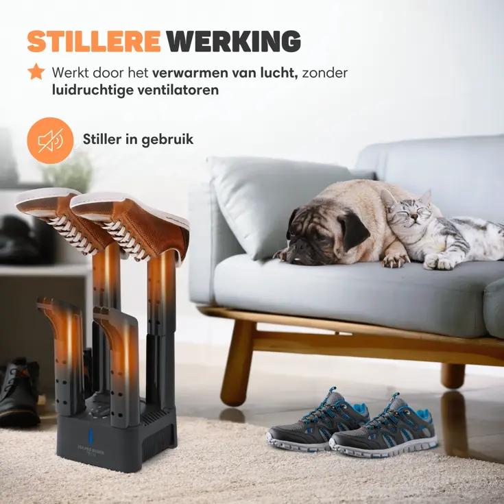 Schoenendroger met timer - MAX - 4 in 1
