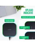 Draadloze Oplader - Zwart