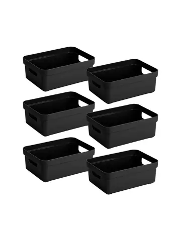 Sigma home - Opbergbox - 9L - 6-delig