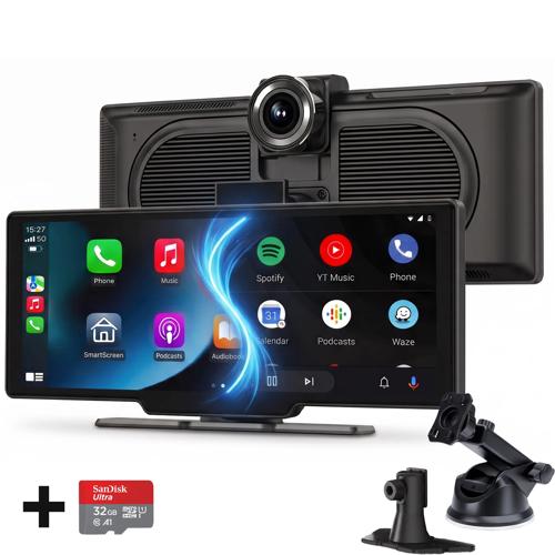 CarPlay Scherm - 10,26 Inch - 4K Dashcam - SD Card