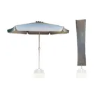 CUHOC Parasol Grijs Ø3m + grote Voet en hoes