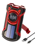 Noodradio met solar dynamo Bluetooth en powerbank