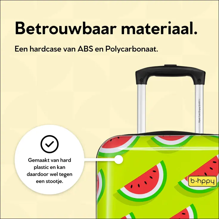 Handbagage Koffer met print - 55cm