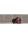 Motorhoes 245x80x145 cm, waterdicht met zak