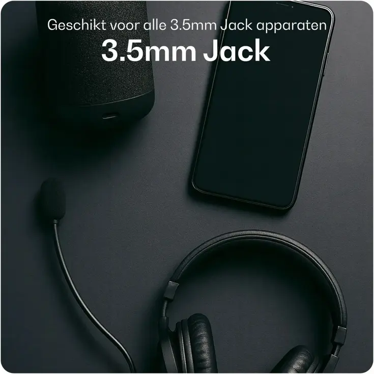 Flex USB-C naar 3.5mm Jack Aux Audiokabel 3M