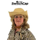 Vizorz SwitchCap fietshelm Camel urban
