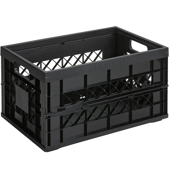 Square vouwkrat Heavy Duty 45L antraciet