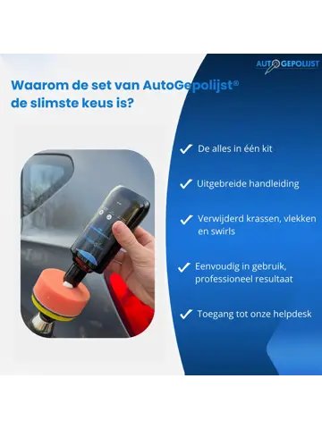 Krasverwijderaar Pro Set - Polijstset - 10 Delig