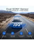 AR09 4K 2CH Full Mirror Wifi Touch dashcam