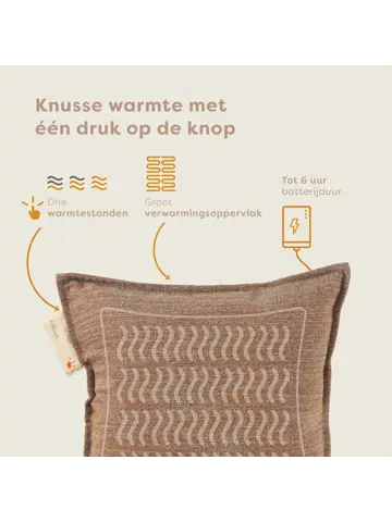 Pleafs Warmtekussen  45x45cm Boho