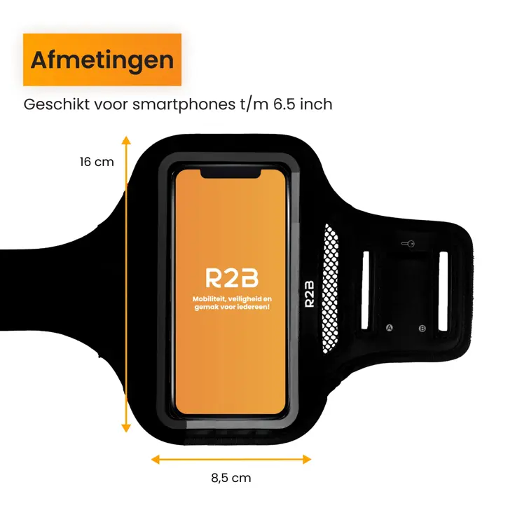Waterdichte Hardloop Telefoonhouder 6,5 inch
