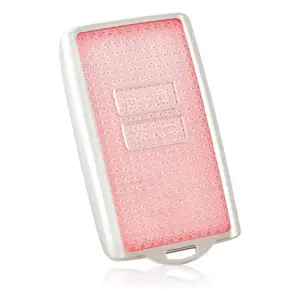 TPU Sleutelhoesje voor Mitsubishi roze crystal A4