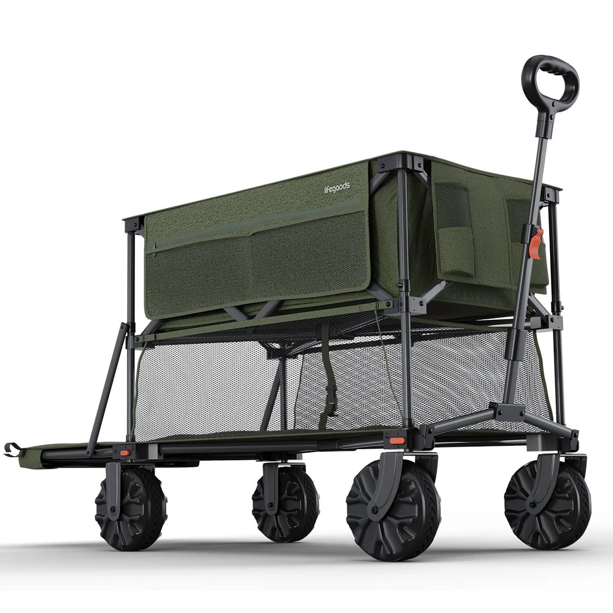 Lifegoods  Bolderkar  130KG  Groen