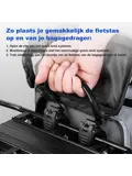 3-in-1 rolltop fietstassen 40-52L
