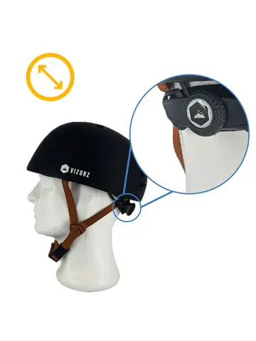 Vizorz SwitchCap fietshelm - Red stars classic