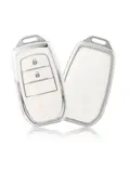 TPU Sleutelhoesje voor Toyota wit A2