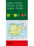 Wegenkaart Spanje En Portugal 2-zijdig