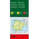 Wegenkaart Spanje En Portugal 2-zijdig