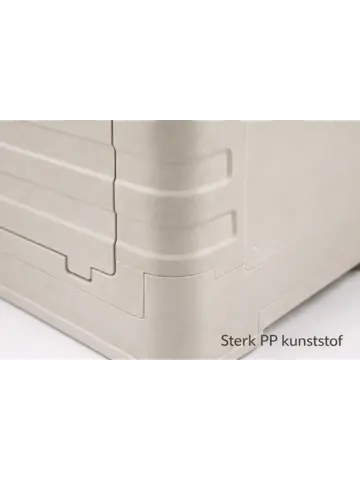 Opbergbox Opvouwbaar 55 Liter Beige