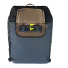 Basil rugtas Miles daypack black slate 17L