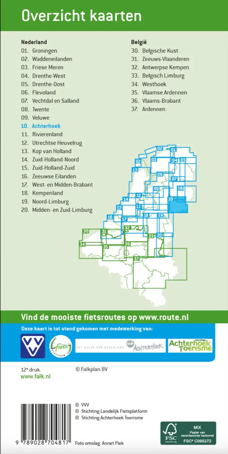 VVV Fietskaart 10 Achterhoek