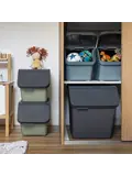 Sigma home - Prullenbak + deksel 45L - 2-dlg