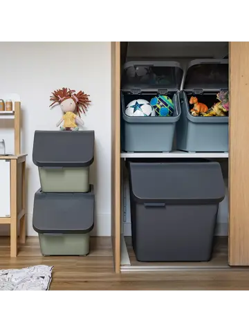 Sigma home - Prullenbak + deksel 45L - 2-dlg